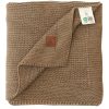 Giraffe Embroidered Blanket - Mocha