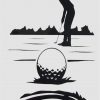 Custom Luggage Tag - Golf Green