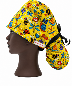 Busy Bugs Scrub Cap