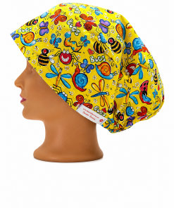 Alternative view of Busy Bugs Scrub Cap